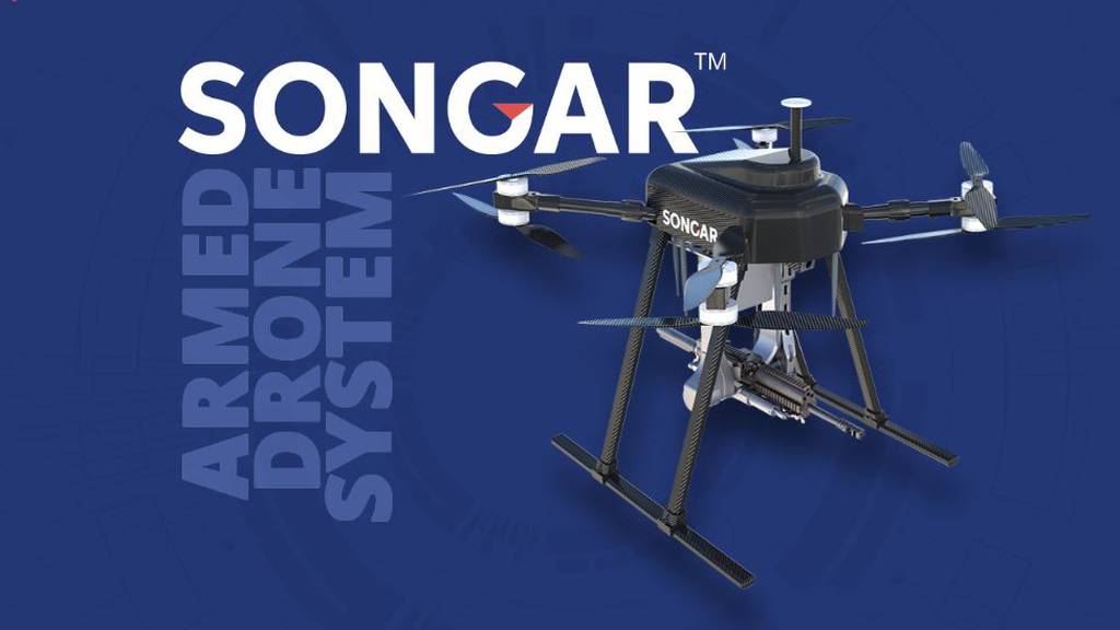 Indtil nu Teknologi Læring Turkey's first armed drone totes a light machine gun