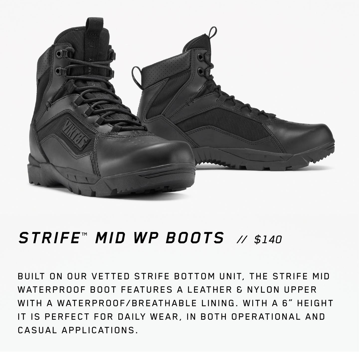 Viktos adds these kicks to its waterproof boot collection