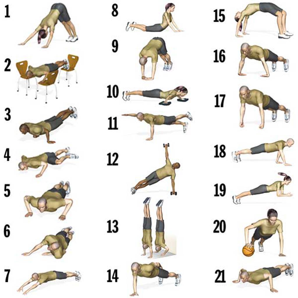 Drop and give me 21 — Plenty of push-ups to rock your routine