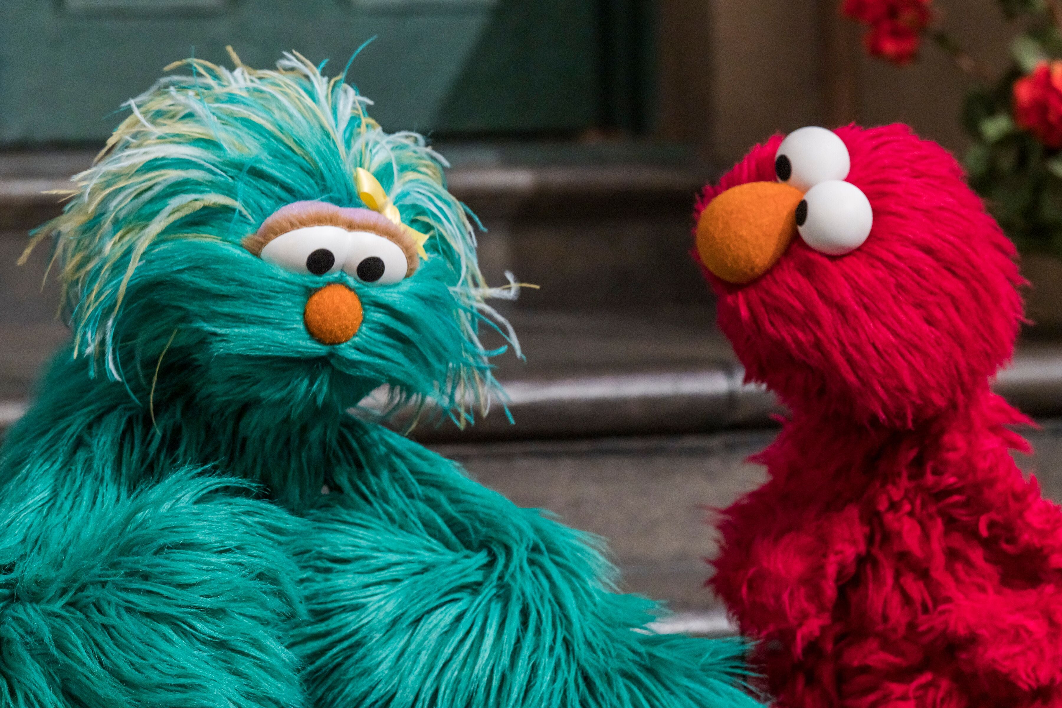 Whether the day sunny or stormy, Elmo there for of the wounded