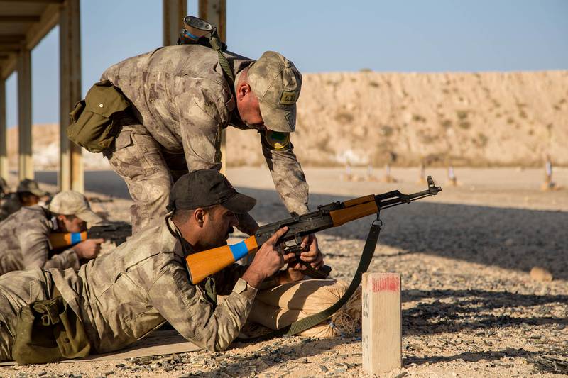 Danish Army Training Iraqi Soldiers