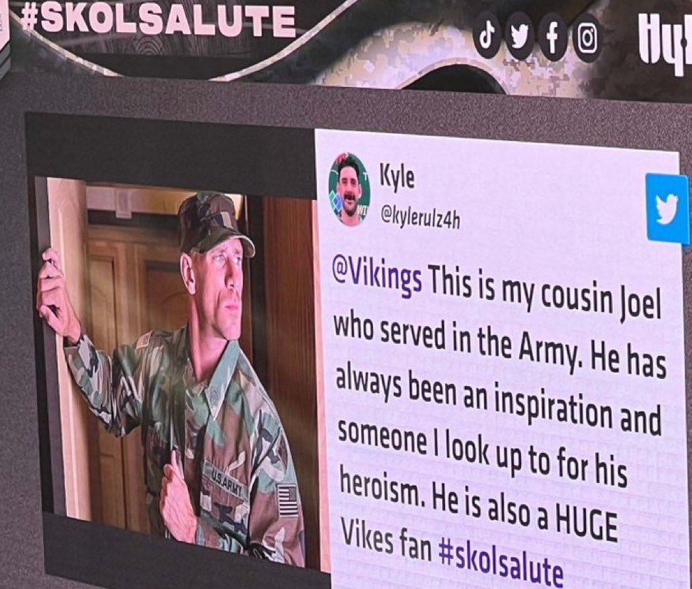 Vikings tricked into thanking porn star for his service on jumbotron