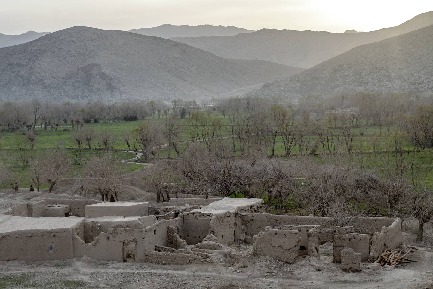 The remains of a home destroyed by U.S. forces during a Sept. 5, 2019, night raid is seen in a village in a remote region of Afghanistan, on Saturday, Feb. 25, 2023.