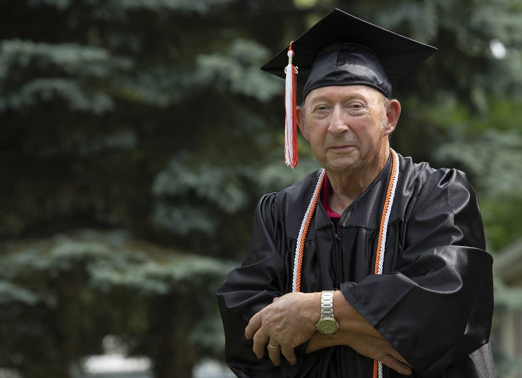 Edward Sanders, 87, of Jackson recently received his diploma from Jackson High School.