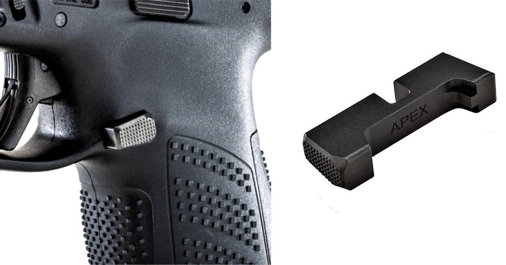 GearScout - Apex announces new extended mag release for CZ P10