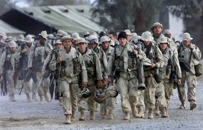 Marines, Kandahar, 2001