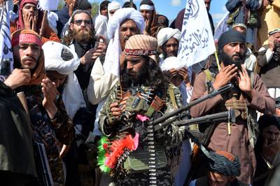 Afghan Taliban militants
