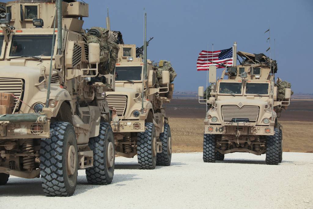 American military convoy
