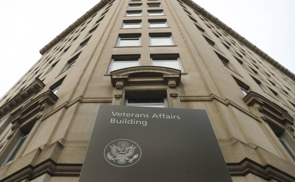 Veteran Affairs building near the White House. (Pablo Martinez Monsivais/AP)