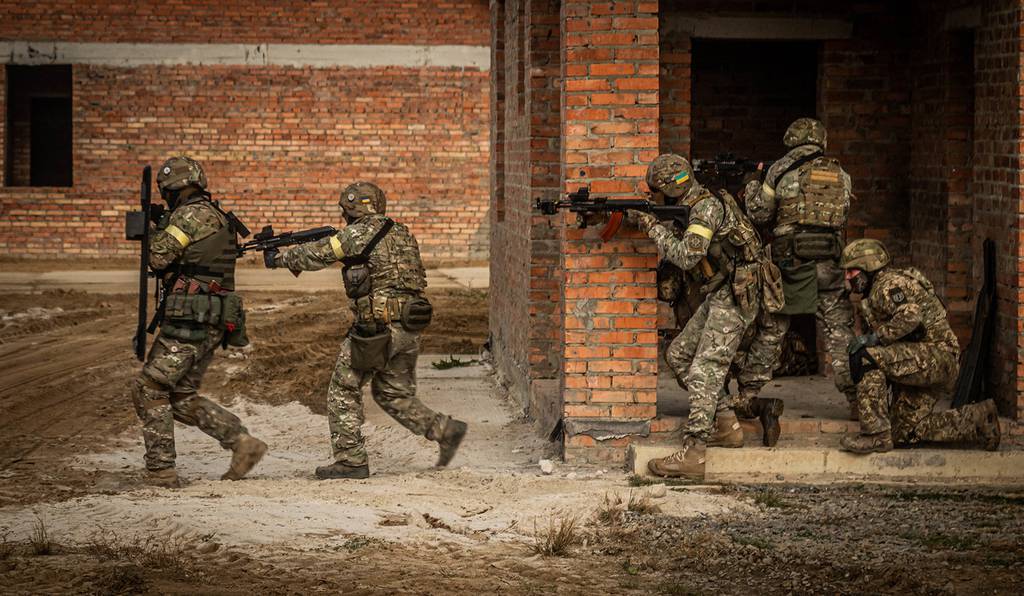 Ukrainian soldiers, Rapid Trident