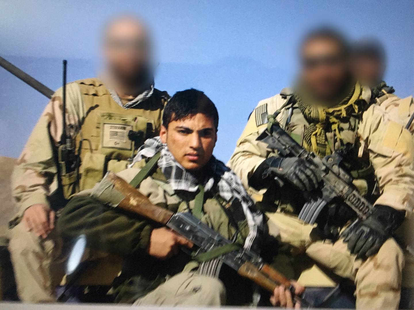 Spartacus, an Afghan interpreter who worked with Rep. Michael Waltz.