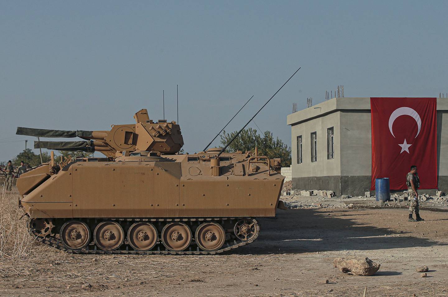 Turkish army personnel carriers