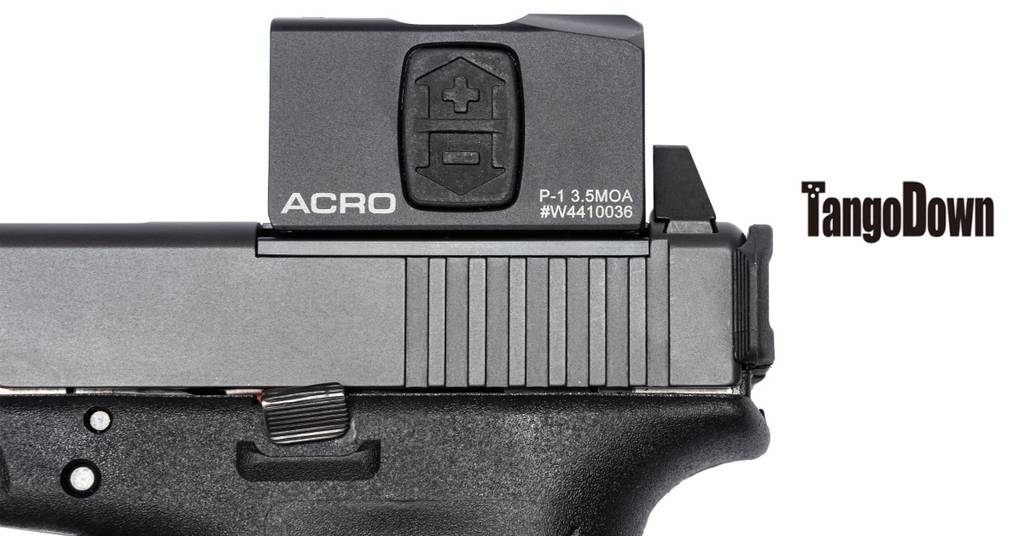 The TangoDown ACRO Mount for GLOCK MOS models -  AAM-01 - is made from ordnance grade steel with a Melonite finish to remain rust free.