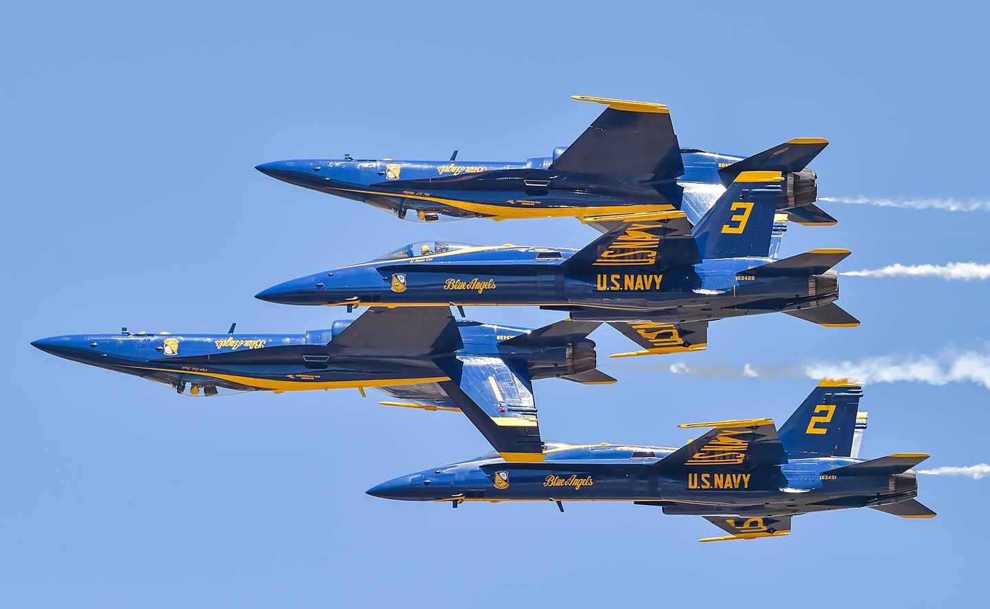 All Blue Angels Aircraft
