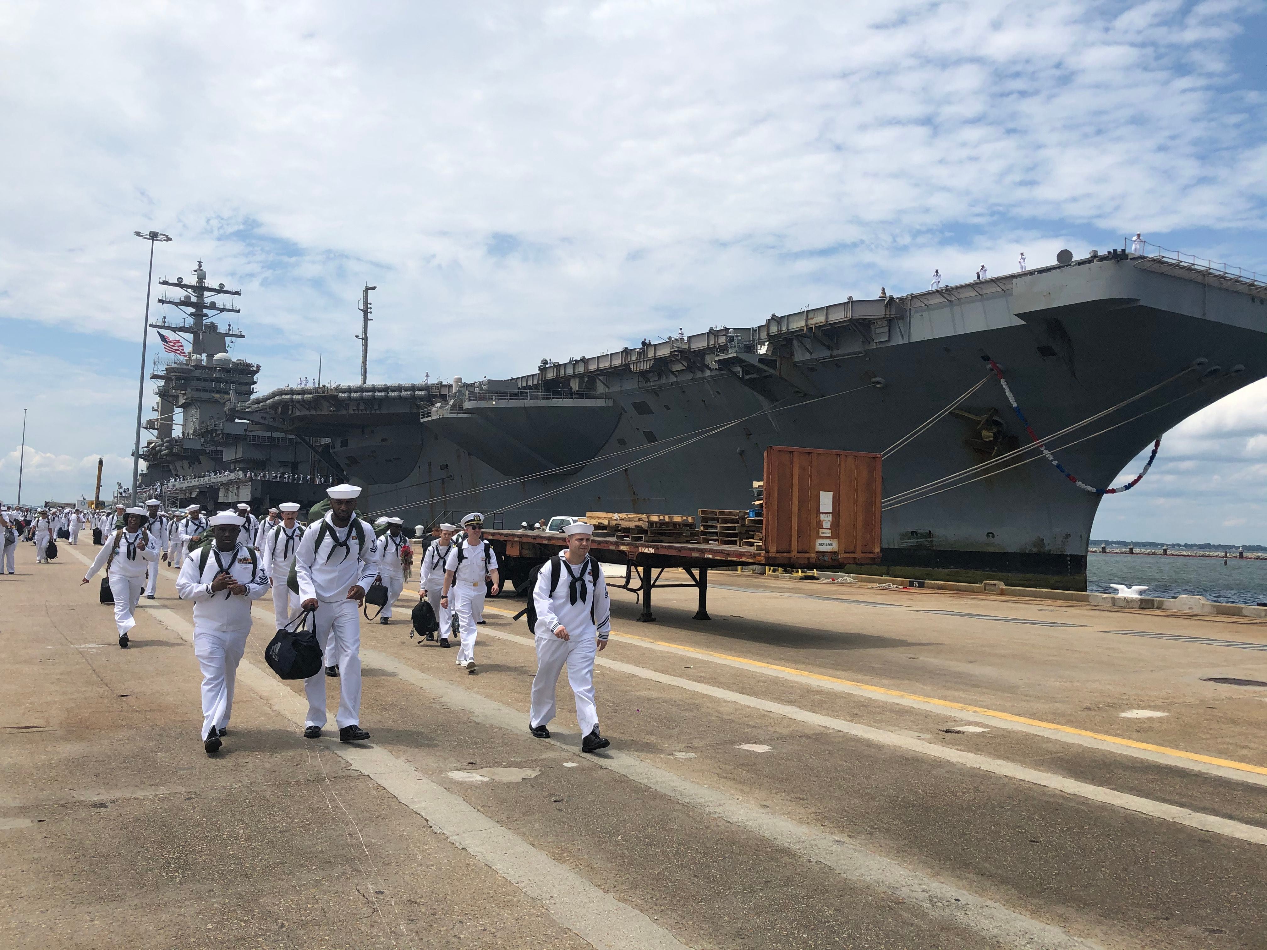 Uss Eisenhower Deployment Schedule 2024 carte de voeu