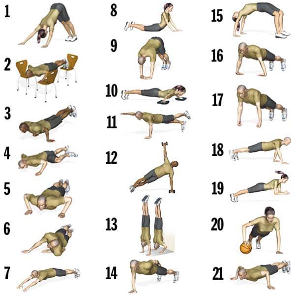 Drop and give me 21 Plenty of push ups to rock your routine
