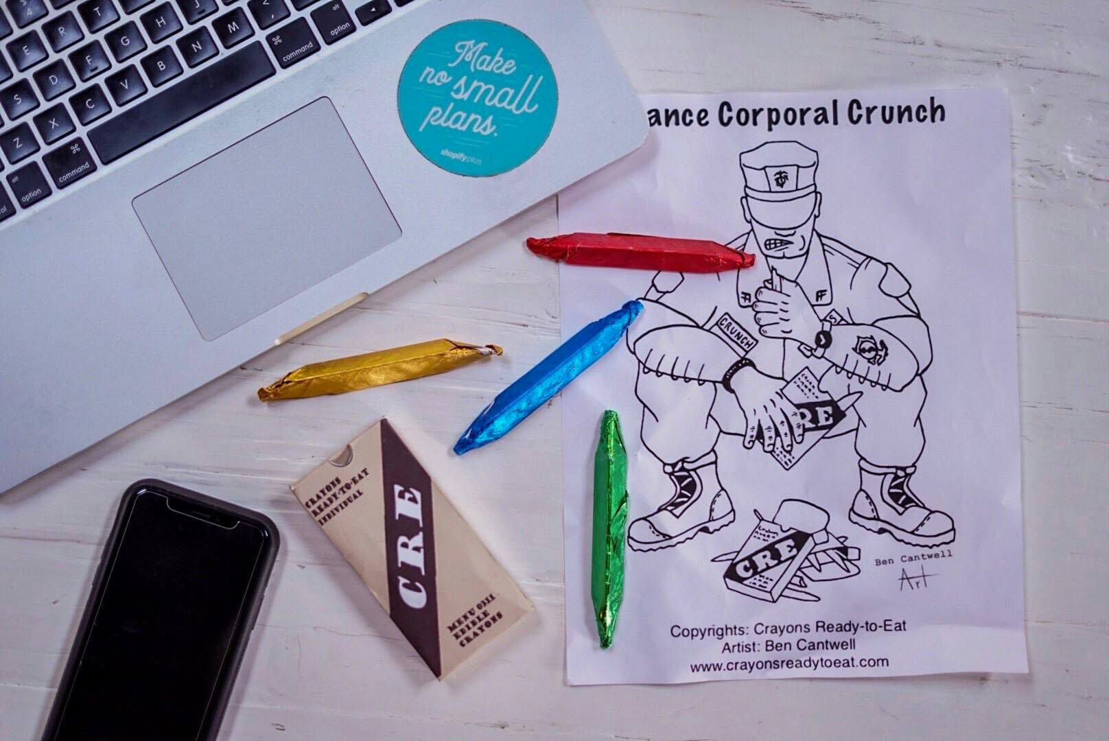 No Joke: A Marine Corps Veteran Developed Crayons, Ready-to-Eat