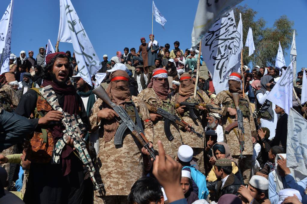 Afghan Taliban militants