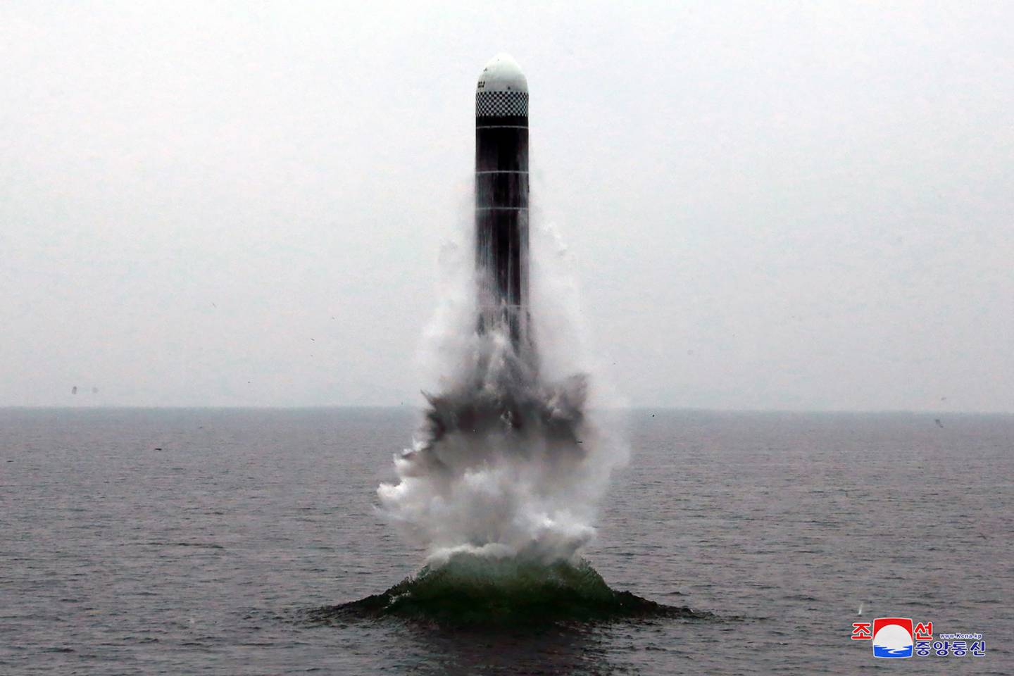 North Korea underwater missile launch