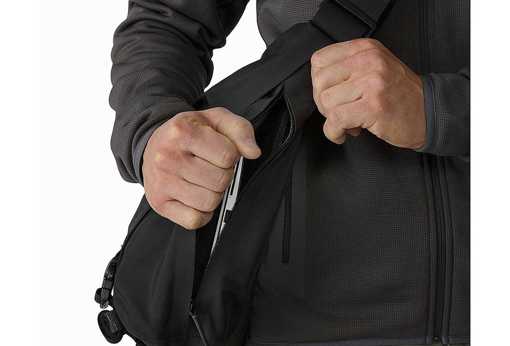 This new Arc'teryx courier bag can hide a nasty surprise for bad guys