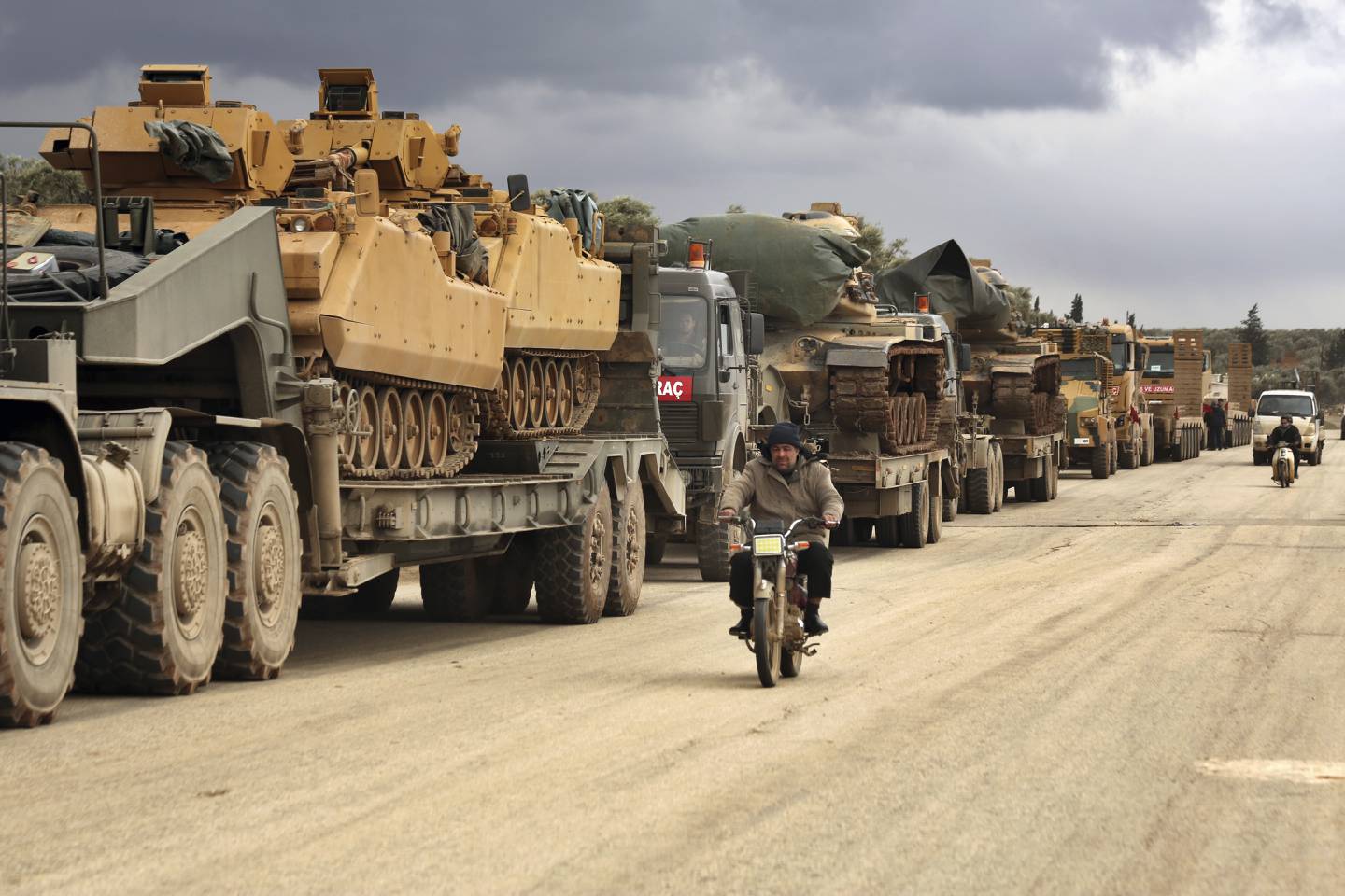 Turkish military convoy, Binnish
