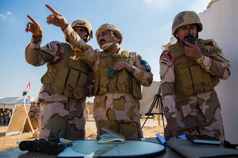 Iraqi Border Security Live Fire Training