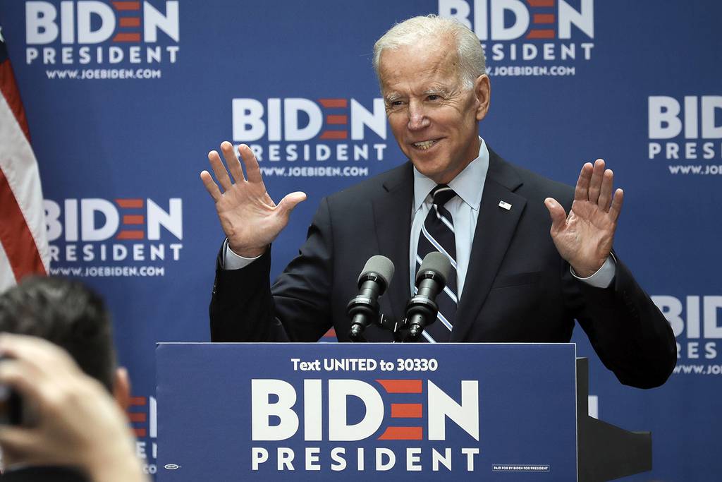 Democratic presidential candidate former Vice President Joe Biden speaks about foreign policy at The Graduate Center at CUNY, Thursday July 11, 2019, in New York.