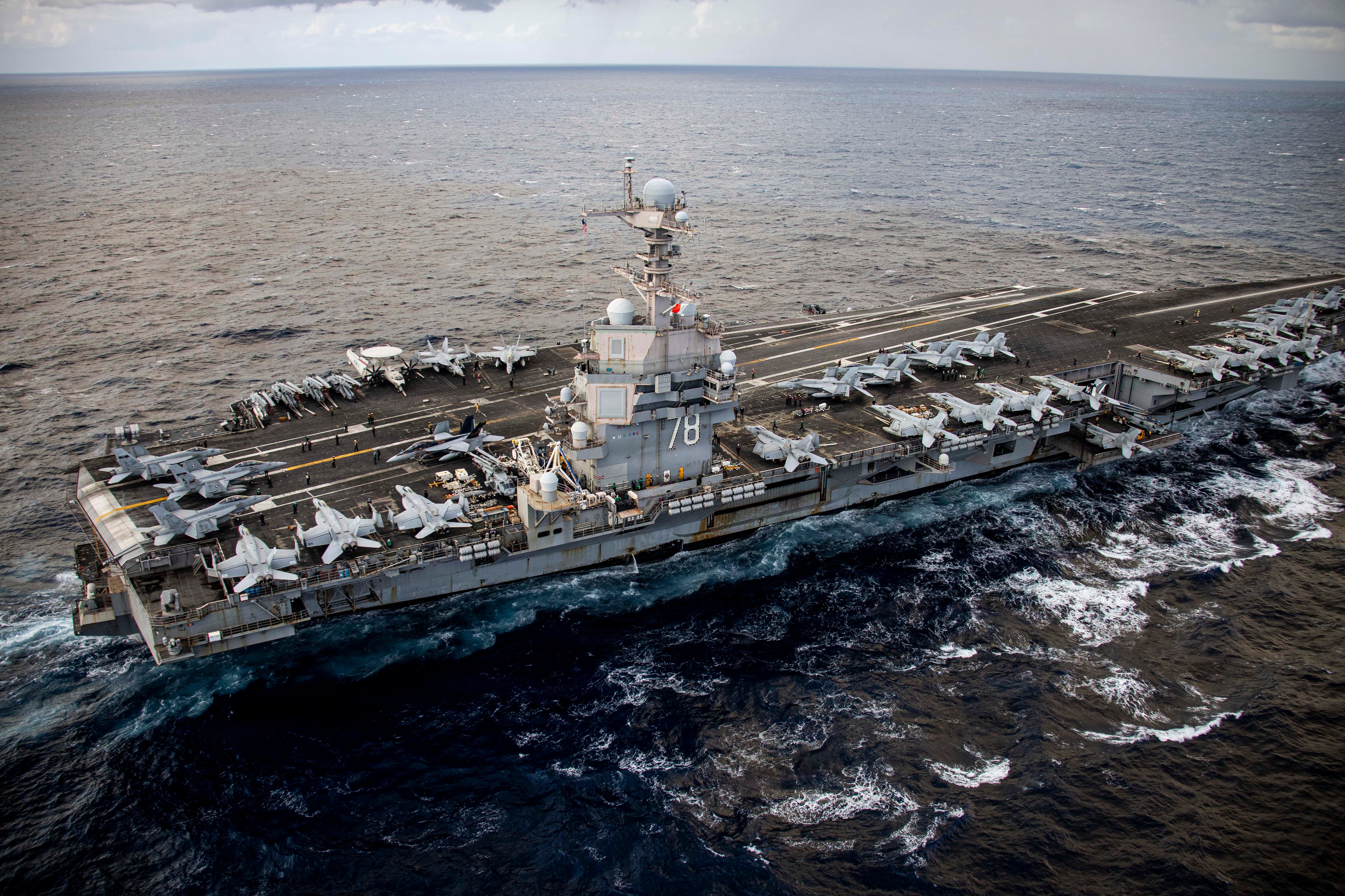 USS Gerald R. Ford returns to sea after brief stop in Croatia