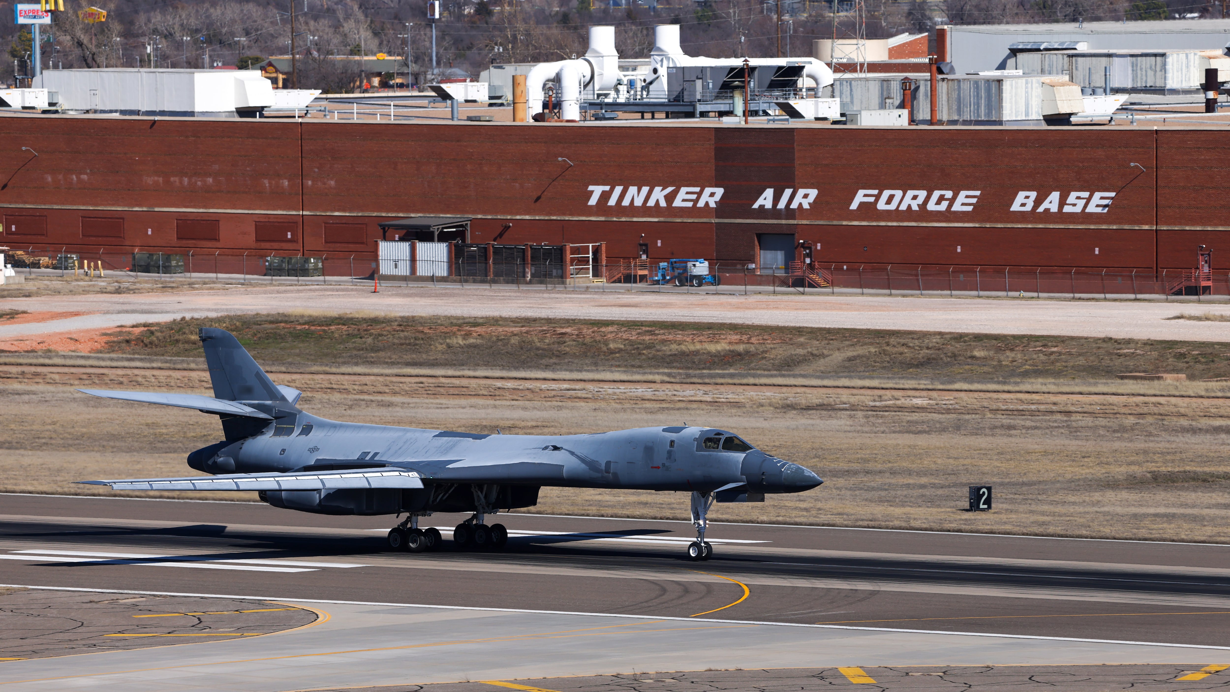B-1 bomber rises from the 'Boneyard' to rejoin the Air B-1 bomber rises from the 'Boneyard' to rejoin the Air