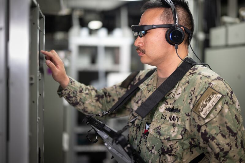 Navy Rpa Five Navy ships now outfitted with augmented reality maintenance tech