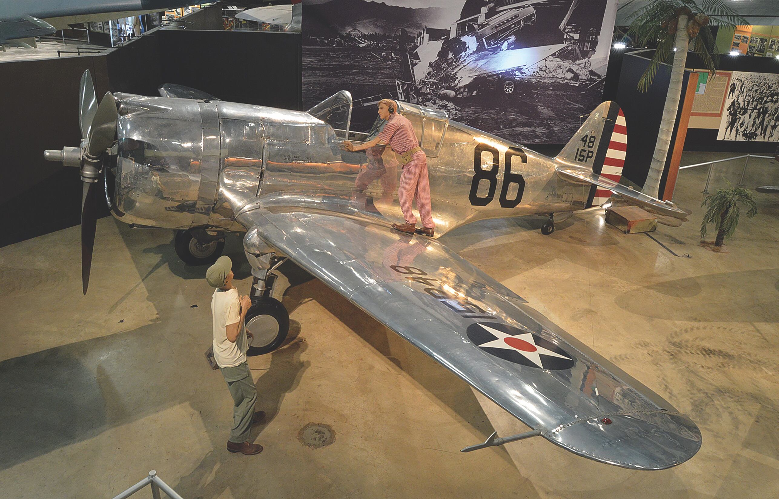 The pajama pilot over Pearl Harbor