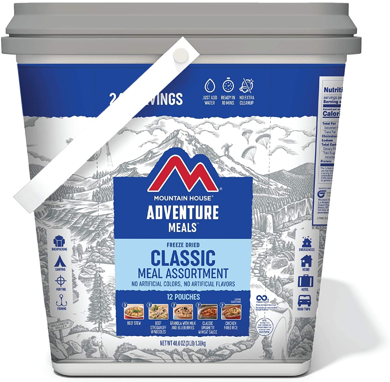 mountain house adventure meals mre