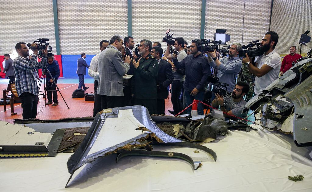 US struck Iranian military computers this week