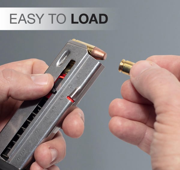 The M&P Shield EZ Pistol in 9mm is easy to load.