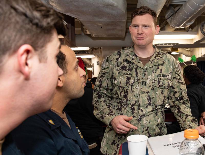Embarking chaplains to DDGs is aiding sailor mental health