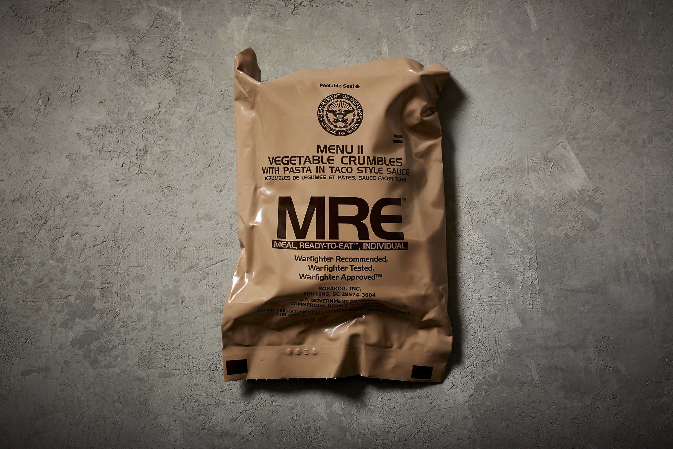 Meal, Refusing-to-Exit — scientific study backs long-held belief that MREs  make it harder to defecate
