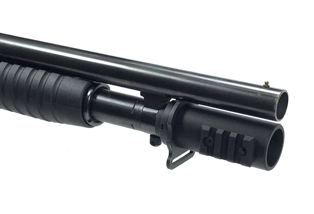 Mossberg 500 mag tube accessory mount from Choate Machine and Tool