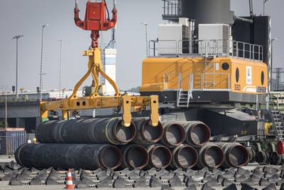 Nord Stream 2 pipes