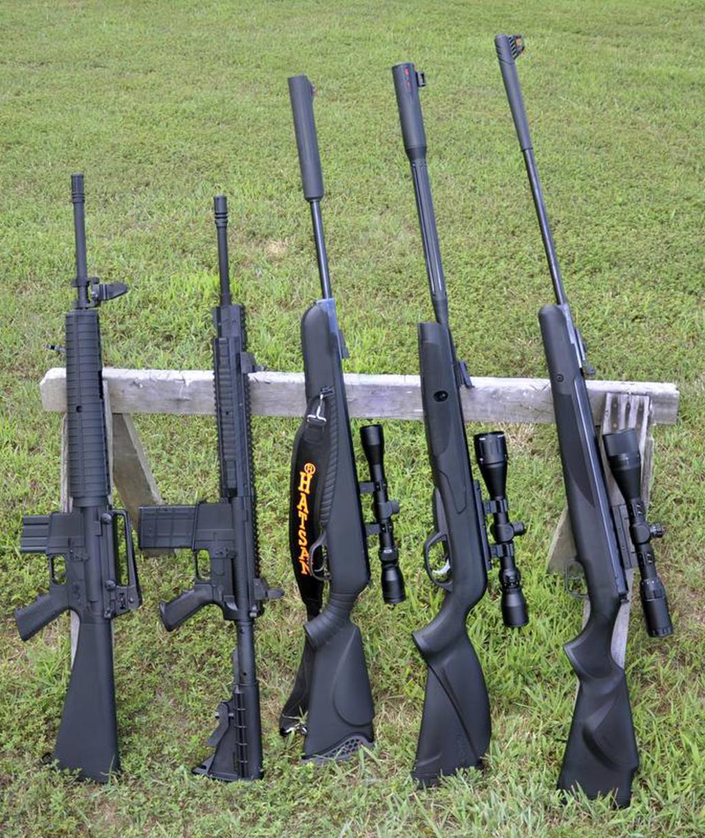Air rifle test compares the power, pellet velocity & accuracy of 5 new guns